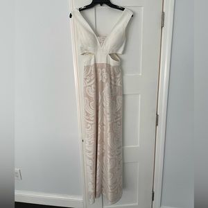BCBG maxazria lace cutout dress